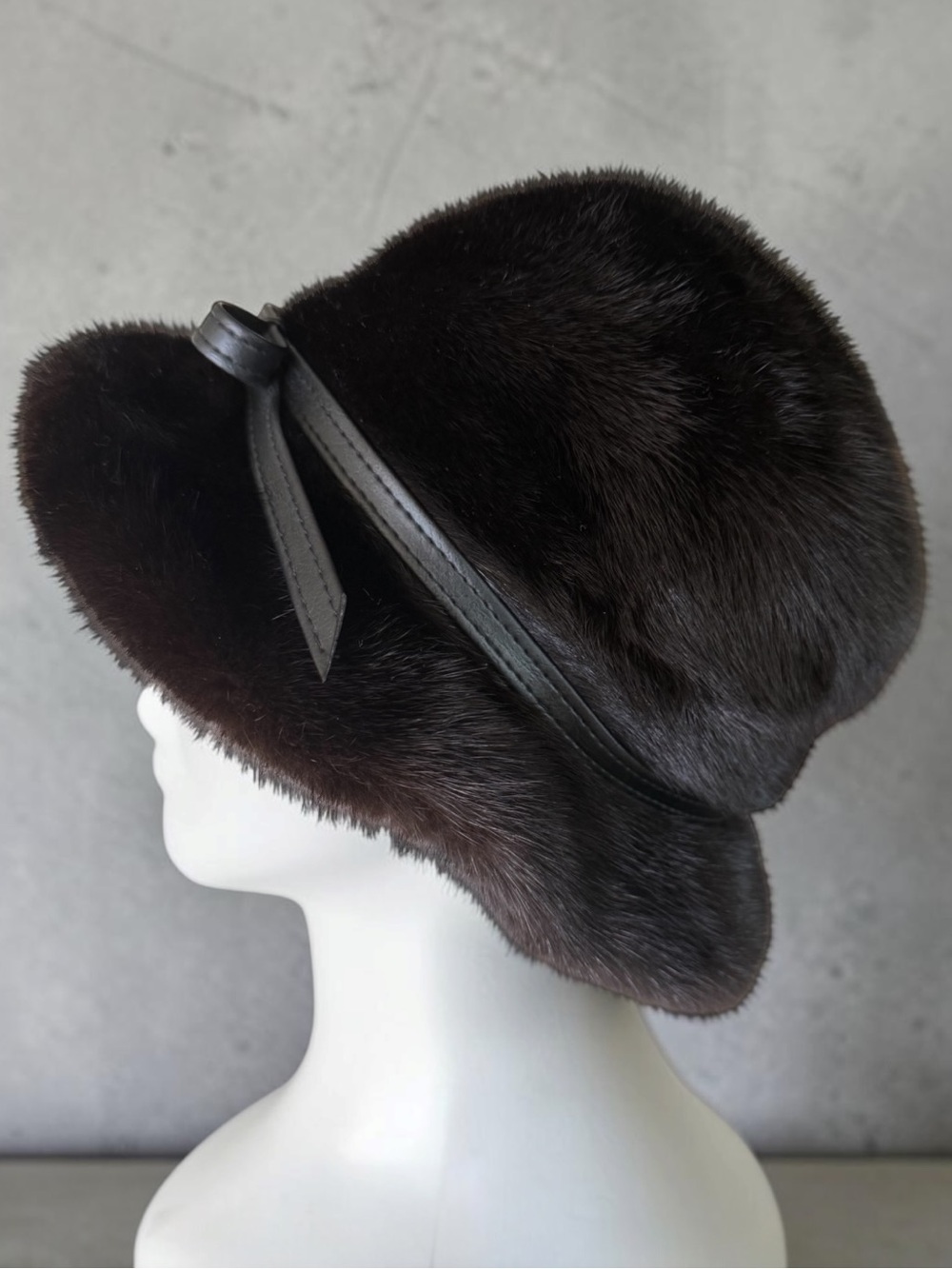 VTG LINGENFELTER- BRILL MINK HAT - Picture 12 of 12